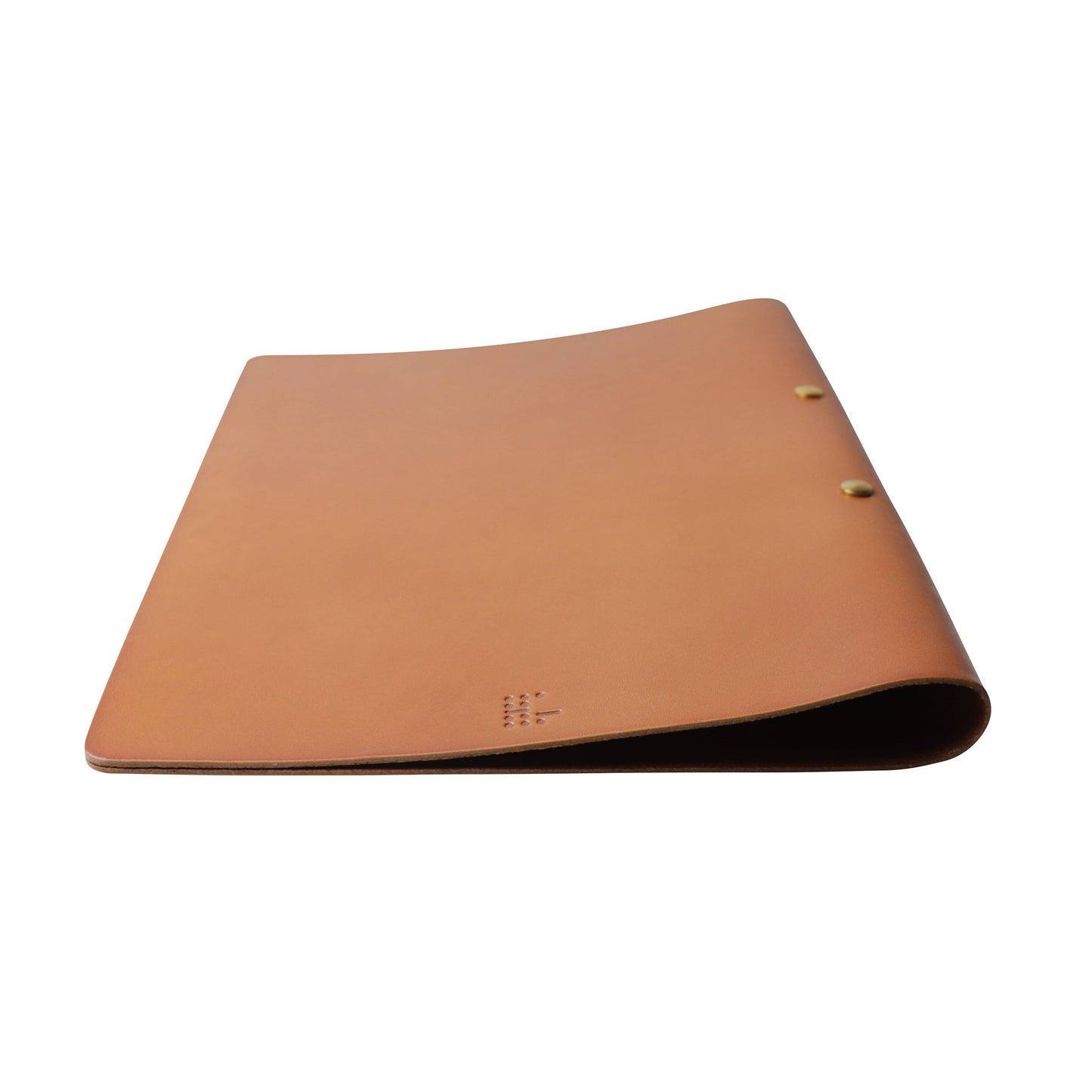 2-Post Leather Binder / Brown