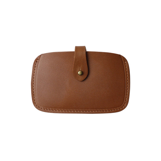 Leather Slim Card Case / Brown