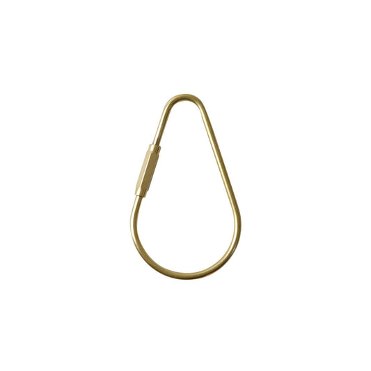 SITUS Brass Screw Lock Keychain / Drop Shape