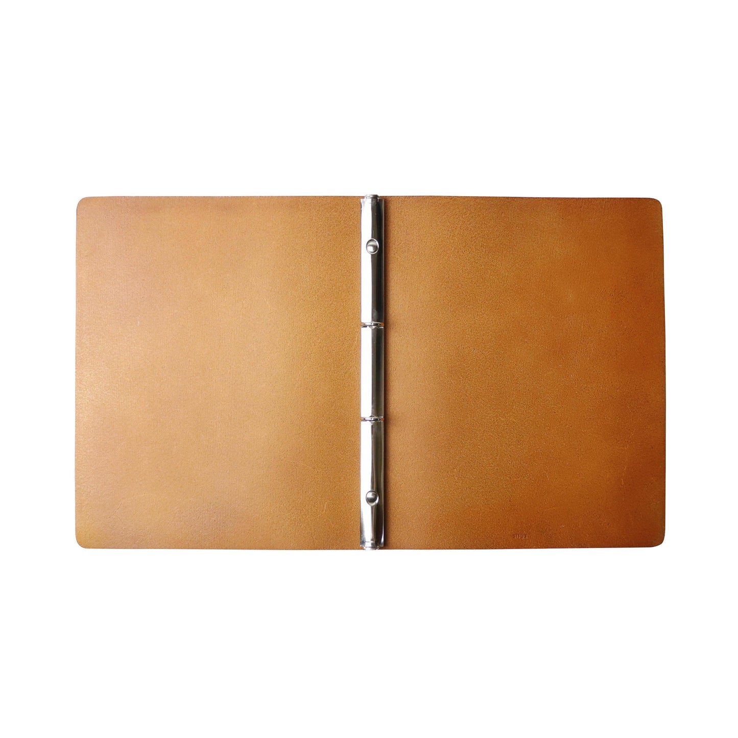 2-Ring Leather Binder / Brown