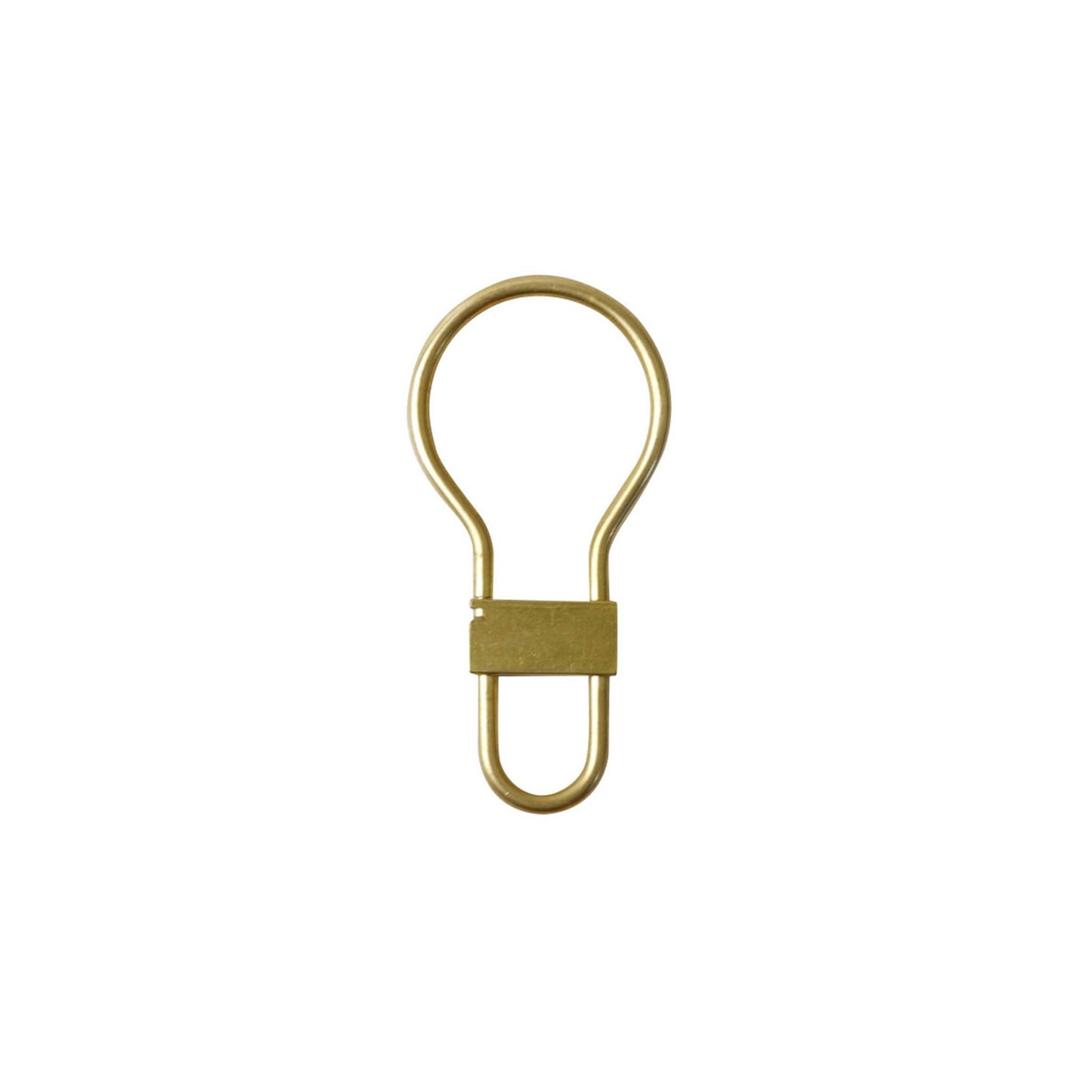 SITUS Brass Screw Lock Keychain / Light Bulb Shape