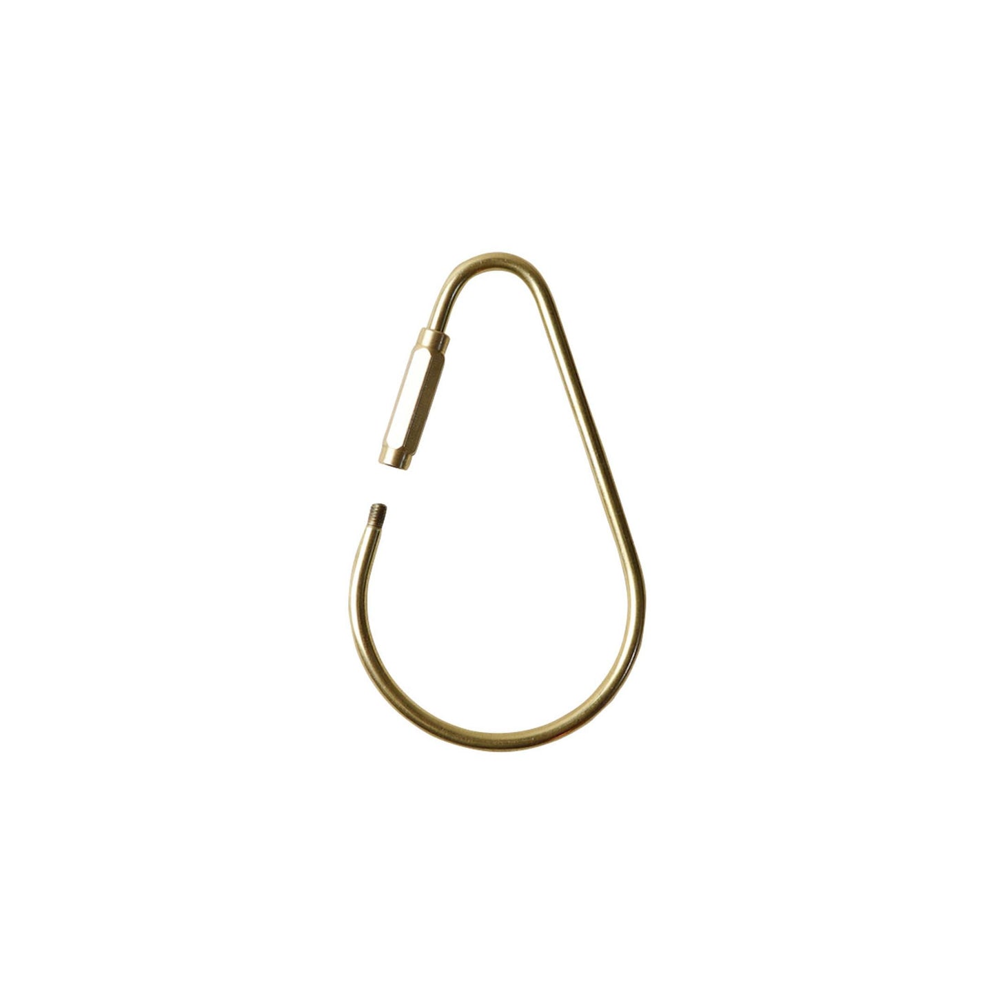 SITUS Brass Screw Lock Keychain / Drop Shape