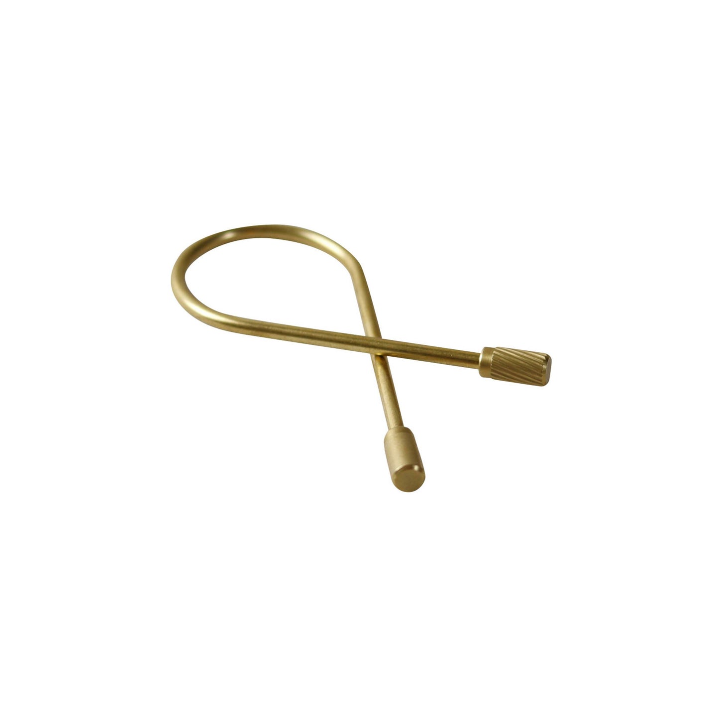 SITUS Brass Screw Lock Keychain / Closed Helix Shape