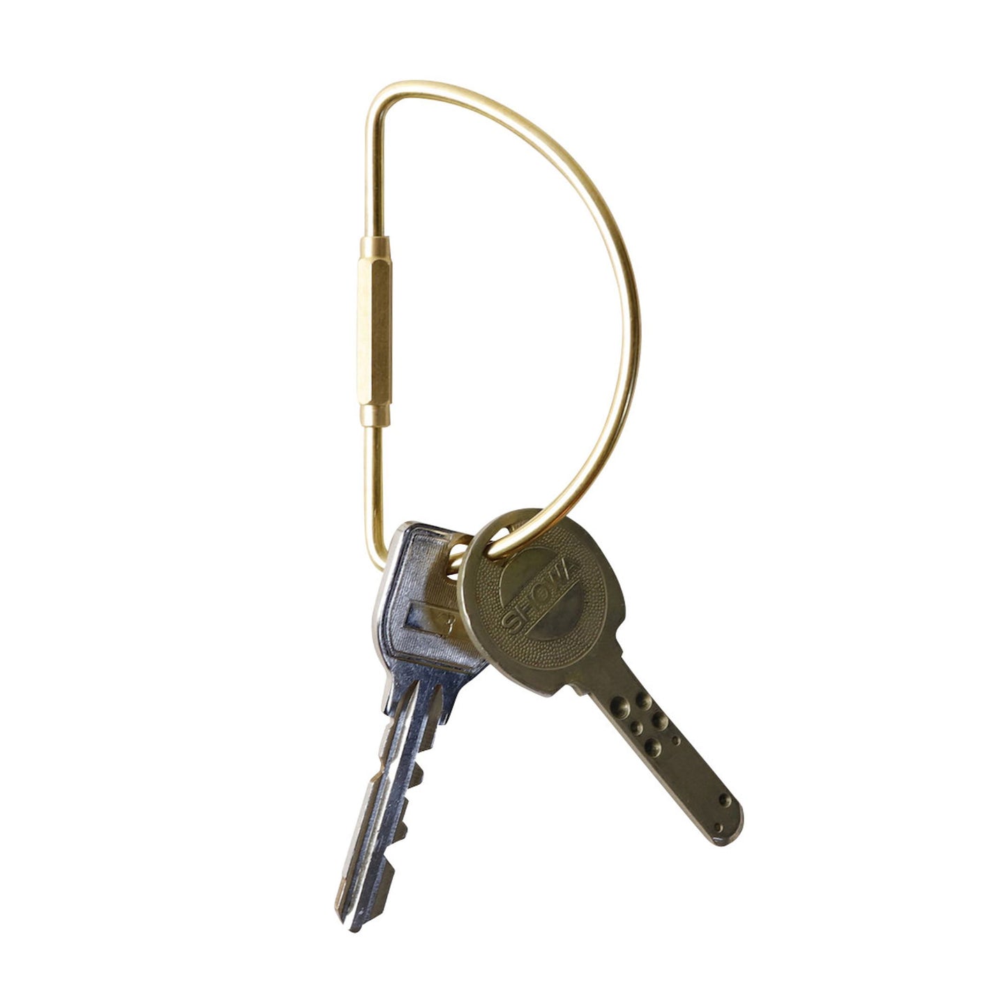 SITUS Brass Screw Lock Keychain / D-Shape