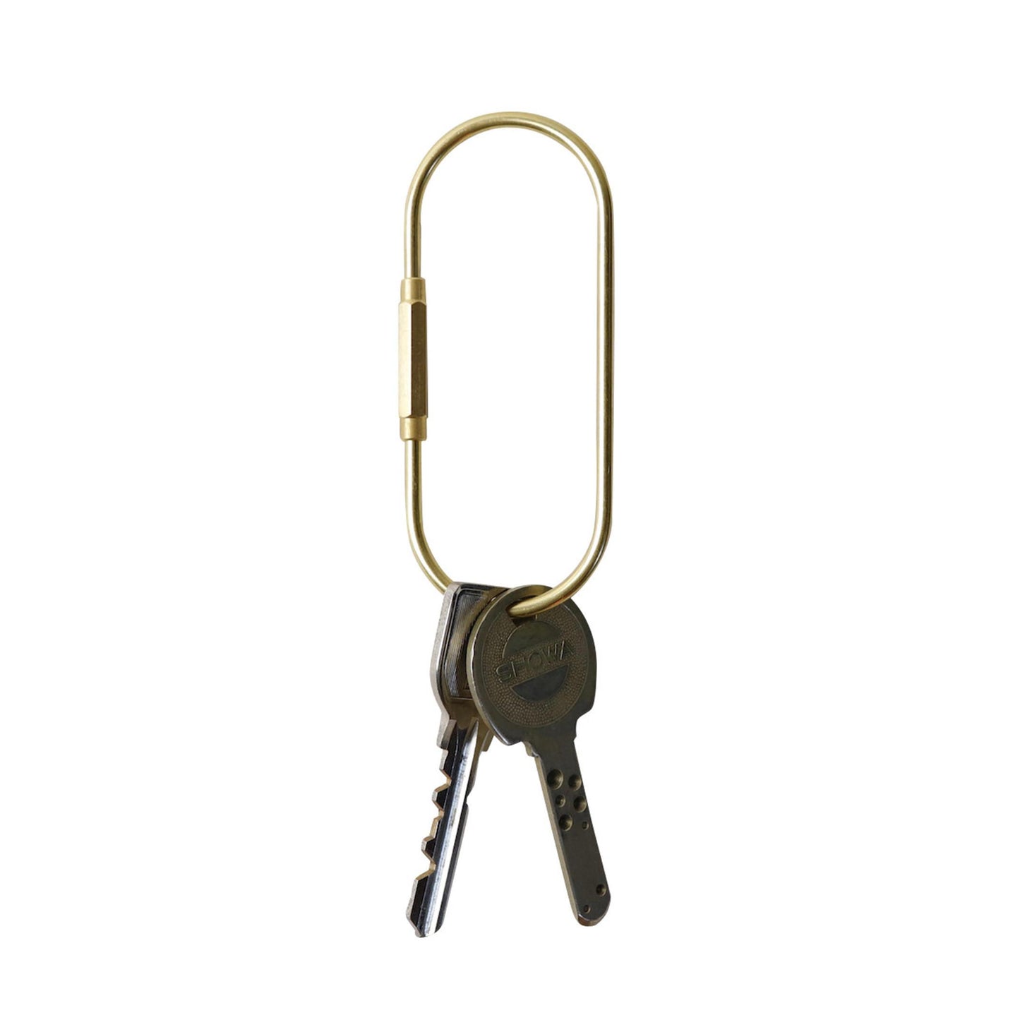 SITUS Brass Screw Lock Keychain / Pill Shape