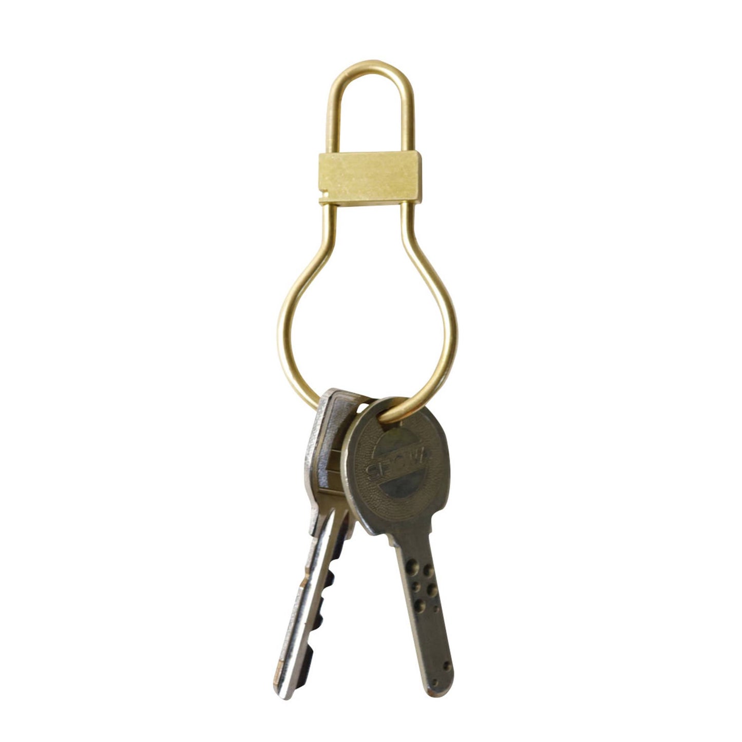 SITUS Brass Screw Lock Keychain / Light Bulb Shape