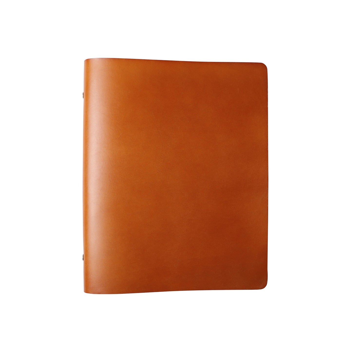 2-Ring Leather Binder / Brown